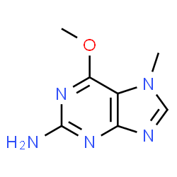 ChemSpider 2D Image | 6-Methoxy-7-methyl-7H-purin-2-amine | C7H9N5O