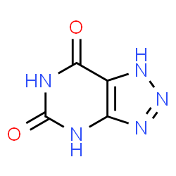 ChemSpider 2D Image | 8-azaxanthine | C4H3N5O2