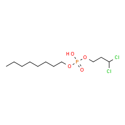 ChemSpider 2D Image | 3,3-Dichloropropyl octyl hydrogen phosphate | C11H23Cl2O4P