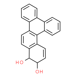 ChemSpider 2D Image | 11,12-Dihydrobenzo(g)chrysene-11,12-diol | C22H16O2