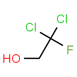 ChemSpider 2D Image | 2,2-Dichloro-2-fluoroethanol | C2H3Cl2FO