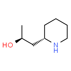 ChemSpider 2D Image | (2S)-1-[(2S)-2-Piperidinyl]-2-propanol | C8H17NO