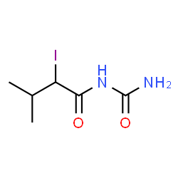 ChemSpider 2D Image | N-Carbamoyl-2-iodo-3-methylbutanamide | C6H11IN2O2