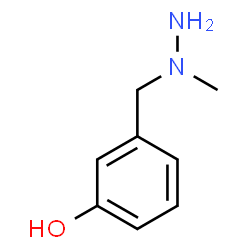 ChemSpider 2D Image | 3-((1-Methylhydrazino)methyl)phenol | C8H12N2O