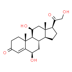 ChemSpider 2D Image | 6beta-Hydroxycorticosterone | C21H30O5
