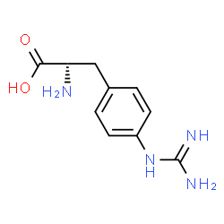 ChemSpider 2D Image | 4-Carbamimidamido-L-phenylalanine | C10H14N4O2