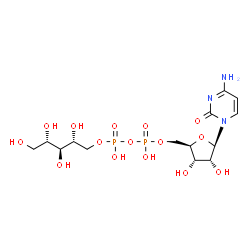 ChemSpider 2D Image | CDP-ribitol | C14H25N3O15P2