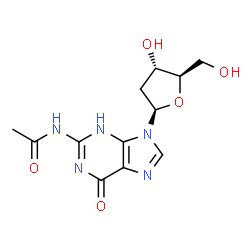 ChemSpider 2D Image | N-Acetyl-2'-deoxyguanosine | C12H15N5O5