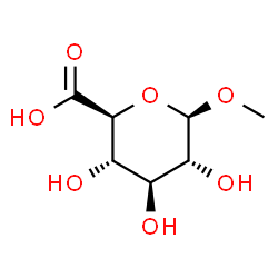 ChemSpider 2D Image | Methyl Î²-D-glucuronide | C7H12O7