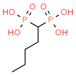 ChemSpider 2D Image | 1,1-Pentanediylbis(phosphonic acid) | C5H14O6P2