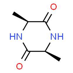 ChemSpider 2D Image | (3S,6S)-3,6-Dimethyl-2,5-piperazinedione | C6H10N2O2