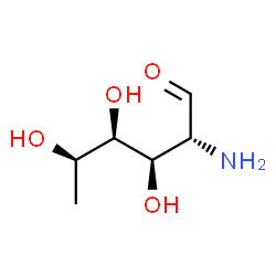 ChemSpider 2D Image | 2-Amino-2,6-dideoxy-D-glucose | C6H13NO4