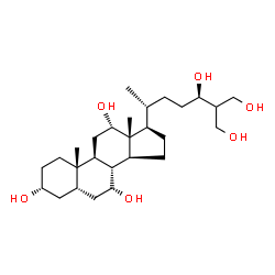 ChemSpider 2D Image | Scymnol | C27H48O6