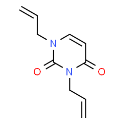 ChemSpider 2D Image | 1,3-Diallyl-2,4(1H,3H)-pyrimidinedione | C10H12N2O2