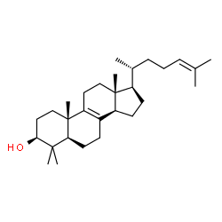 ChemSpider 2D Image | 14-Demethyllanosterol | C29H48O