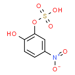 ChemSpider 2D Image | 2-Hydroxy-5-nitrophenyl sulfate | C6H5NO7S