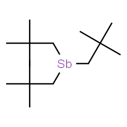 ChemSpider 2D Image | Tris(2,2-dimethylpropyl)stibine | C15H33Sb