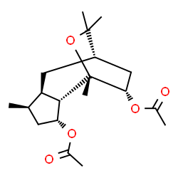 ChemSpider 2D Image | Kessoglycol diacetate | C19H30O5