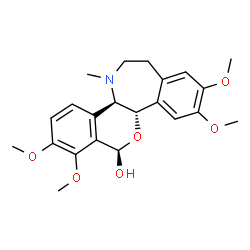 ChemSpider 2D Image | (6alpha,8alpha)-2,3,10,11-Tetramethoxy-16-methylrheadan-8-ol | C22H27NO6