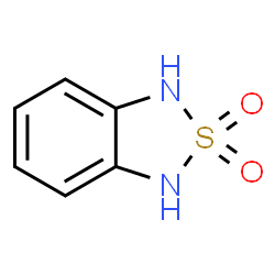 ChemSpider 2D Image | 1,3-Dihydro-2,1,3-benzothiadiazole 2,2-dioxide | C6H6N2O2S