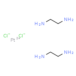 ChemSpider 2D Image | Bis(ethylenediamine)platinum (II) chloride | C4H16Cl2N4Pt