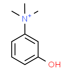 ChemSpider 2D Image | 3-Hydroxy-N,N,N-trimethylanilinium | C9H14NO