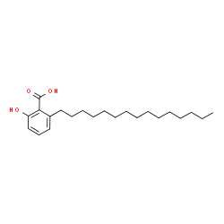 ChemSpider 2D Image | anacardic acid | C22H36O3