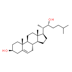 ChemSpider 2D Image | 22beta-Hydroxycholesterol | C27H46O2