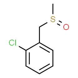 ChemSpider 2D Image | 2-chlorobenzyl methyl sulfoxide | C8H9ClOS