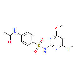 ChemSpider 2D Image | N4-Acetylsulfadimethoxine | C14H16N4O5S
