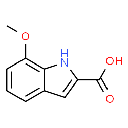 ChemSpider 2D Image | 7-Methoxy-1H-indole-2-carboxylic acid | C10H9NO3