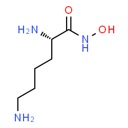 ChemSpider 2D Image | N-Hydroxy-L-lysinamide | C6H15N3O2