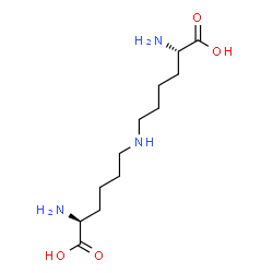 ChemSpider 2D Image | (2S,2'S)-6,6'-Iminobis(2-aminohexanoic acid) | C12H25N3O4
