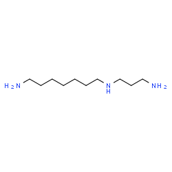 ChemSpider 2D Image | N-(3-Aminopropyl)-1,7-heptanediamine | C10H25N3