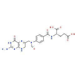 ChemSpider 2D Image | 10-formyldihydrofolic acid | C20H21N7O7