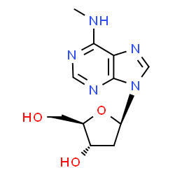ChemSpider 2D Image | N6-Me-dAdo | C11H15N5O3