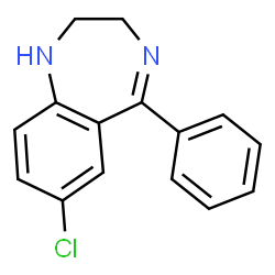ChemSpider 2D Image | Desmethylmedazepam | C15H13ClN2