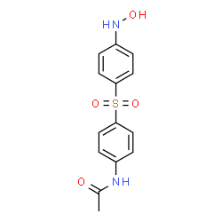 ChemSpider 2D Image | Monoacetyldapsone hydroxylamine | C14H14N2O4S