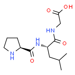 ChemSpider 2D Image | L-Prolyl-L-leucylglycine | C13H23N3O4