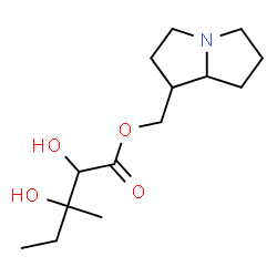 ChemSpider 2D Image | Hexahydro-1H-pyrrolizin-1-ylmethyl 4,5-dideoxy-3-C-methylpentonate | C14H25NO4