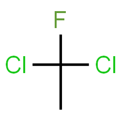ChemSpider 2D Image | 1,1-Dichloro-1-fluoroethane | C2H3Cl2F