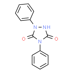 ChemSpider 2D Image | 1,4-Diphenyl-1,2,4-triazolidine-3,5-dione | C14H11N3O2