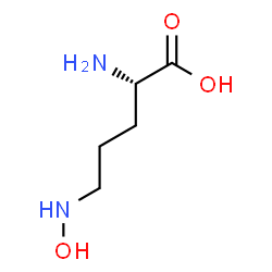 ChemSpider 2D Image | N~5~-Hydroxy-L-ornithine | C5H12N2O3