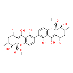 ChemSpider 2D Image | secalonic acid A | C32H30O14