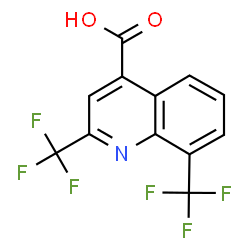 ChemSpider 2D Image | Carboxymefloquine | C12H5F6NO2