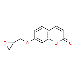 ChemSpider 2D Image | 7-Glycidoxycoumarin | C12H10O4