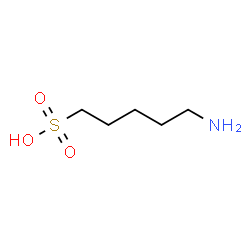 ChemSpider 2D Image | 5-Amino-1-pentanesulfonic acid | C5H13NO3S