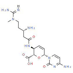 ChemSpider 2D Image | Blasticidin S | C17H26N8O5