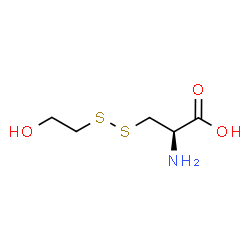 ChemSpider 2D Image | S,S-(2-HYDROXYETHYL)THIOCYSTEINE | C5H11NO3S2