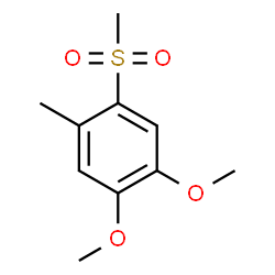 ChemSpider 2D Image | 4,5-Dimethoxy-2-methylphenyl methyl sulfone | C10H14O4S